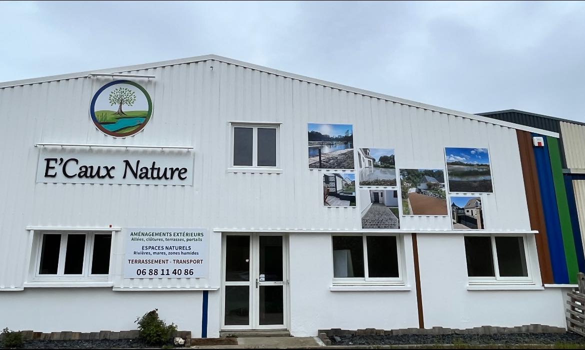 La nouvelle devanture E'Caux Nature